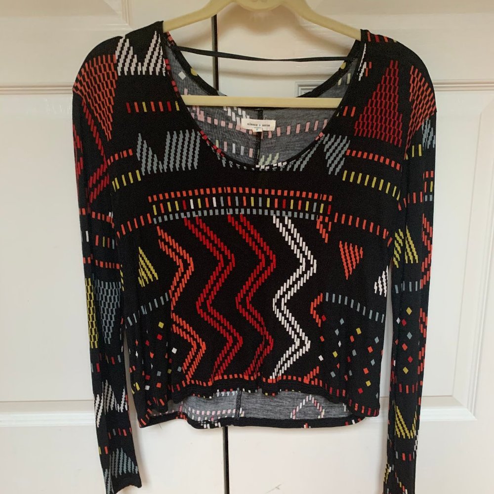 Silence + Noise Urban Outfitters Long Sleeve Top